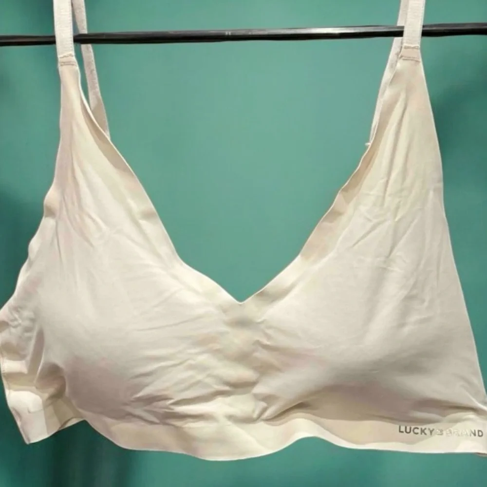 Lucky Brand Women's White Bralette LARGE